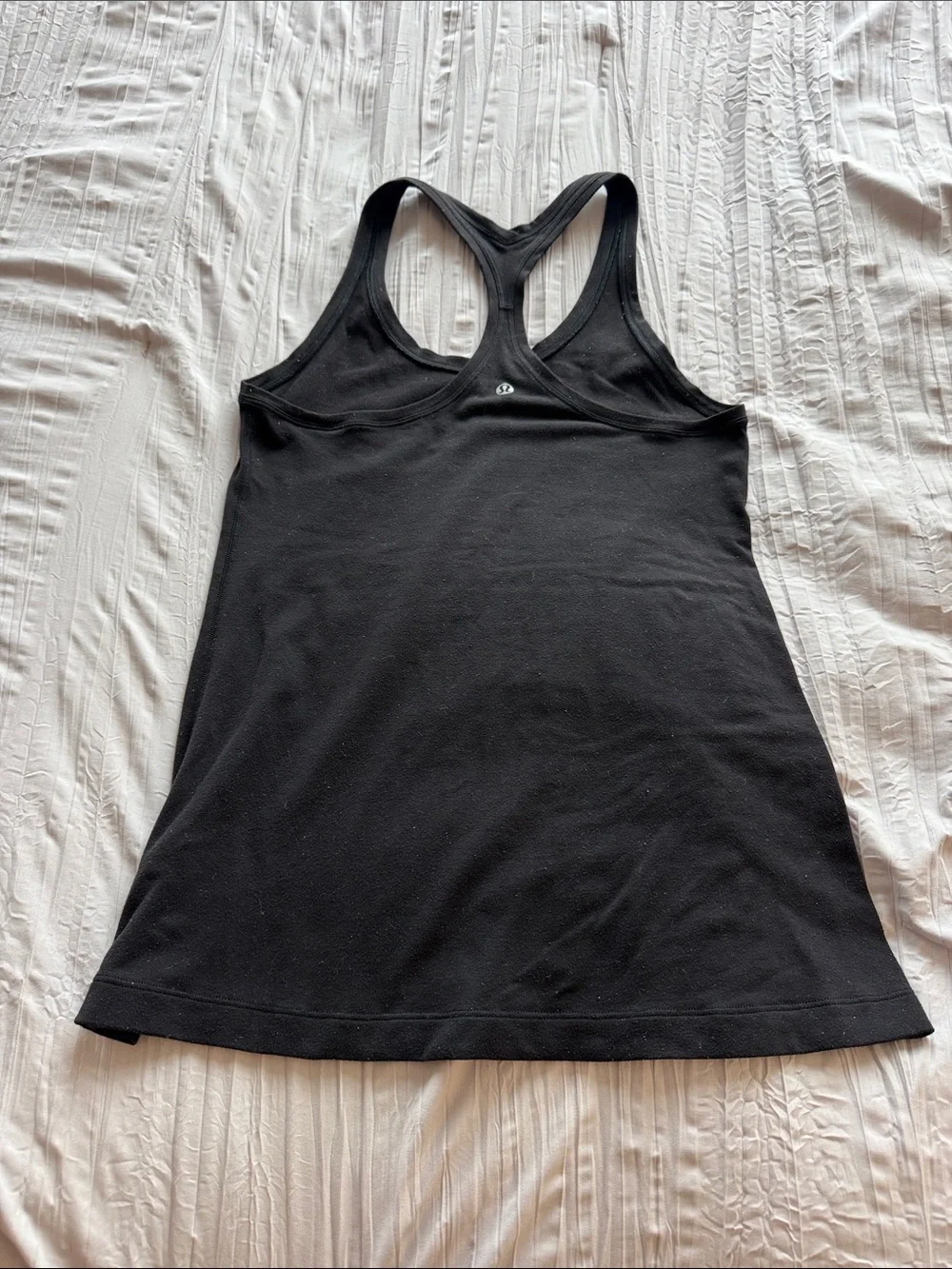 lululemon athletica Black Cool Racerback A-Line Tank